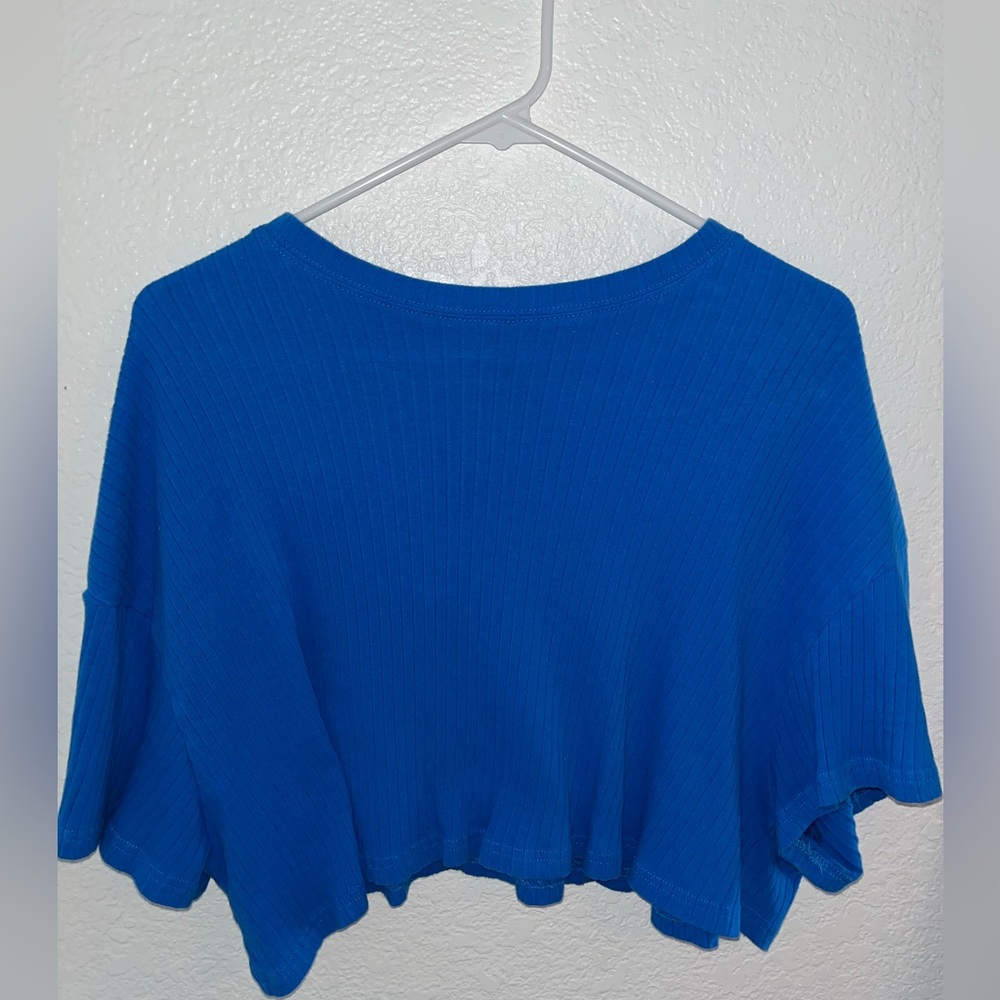 Royal Blue Flowey Shirt